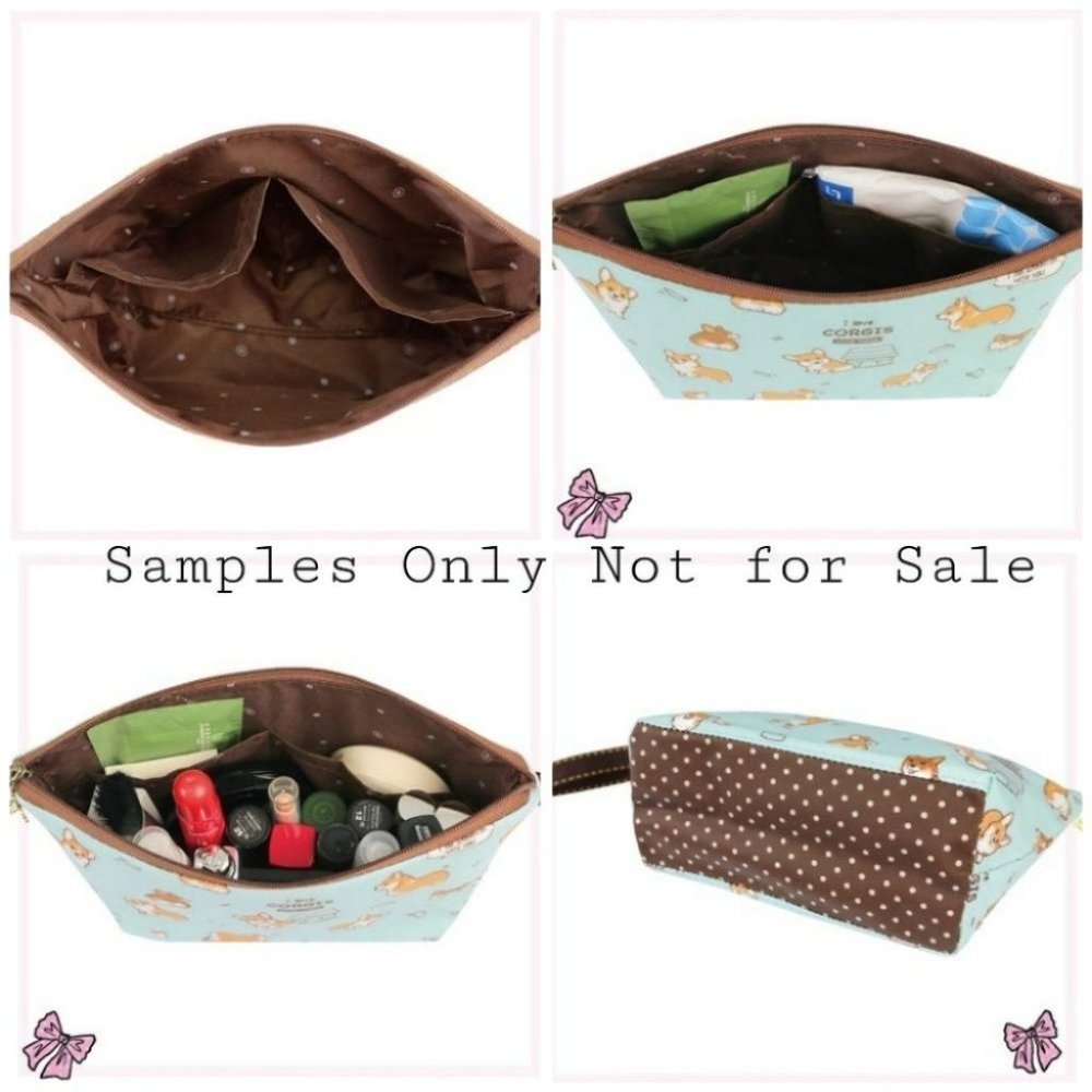 Waterproof Corgi Dumpling Cosmetic Makeup Bag - Picture 3 of 14
